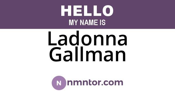Ladonna Gallman