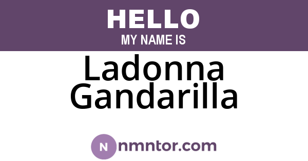 Ladonna Gandarilla
