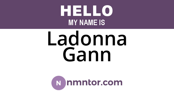 Ladonna Gann