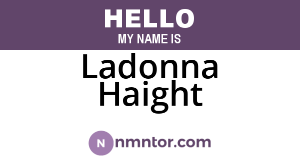 Ladonna Haight