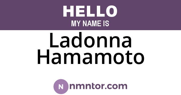 Ladonna Hamamoto