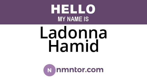 Ladonna Hamid