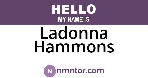 Ladonna Hammons