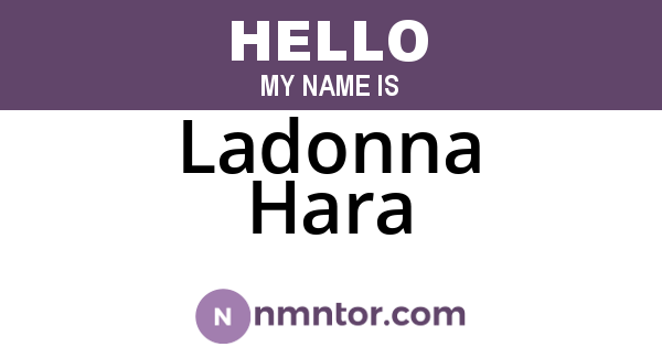 Ladonna Hara