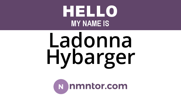 Ladonna Hybarger