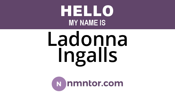Ladonna Ingalls