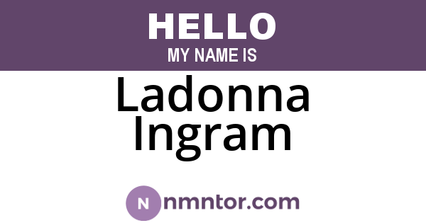 Ladonna Ingram