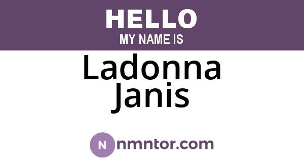 Ladonna Janis