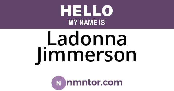 Ladonna Jimmerson