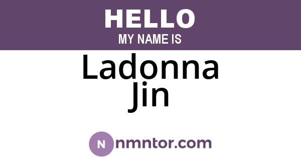 Ladonna Jin