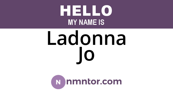 Ladonna Jo