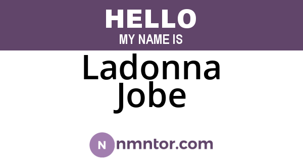 Ladonna Jobe