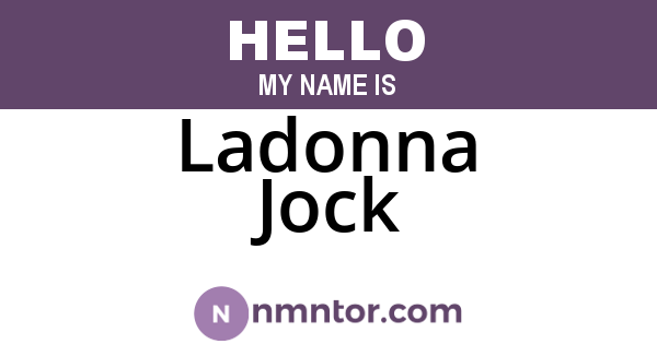 Ladonna Jock