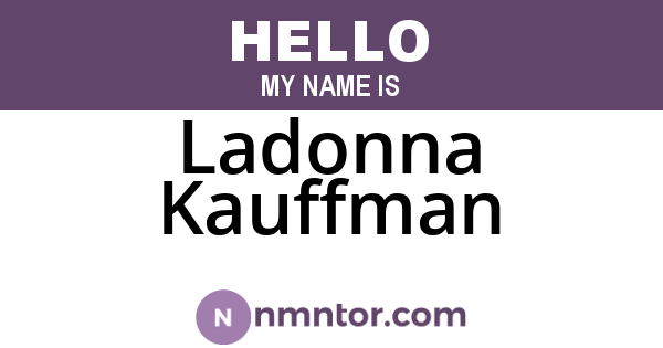 Ladonna Kauffman