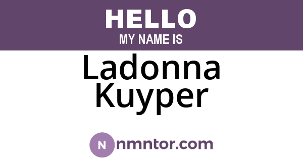 Ladonna Kuyper