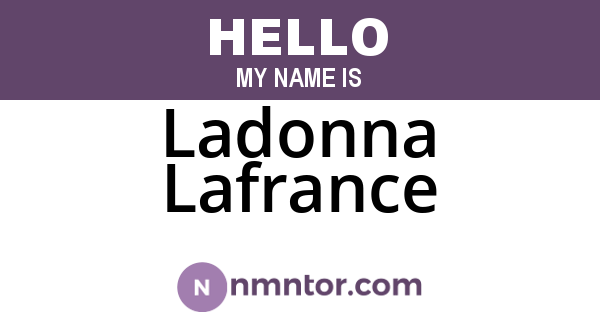 Ladonna Lafrance