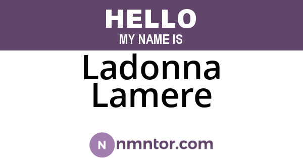 Ladonna Lamere