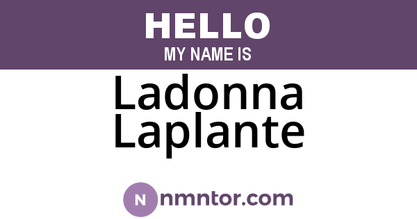 Ladonna Laplante
