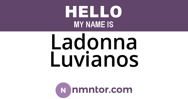 Ladonna Luvianos