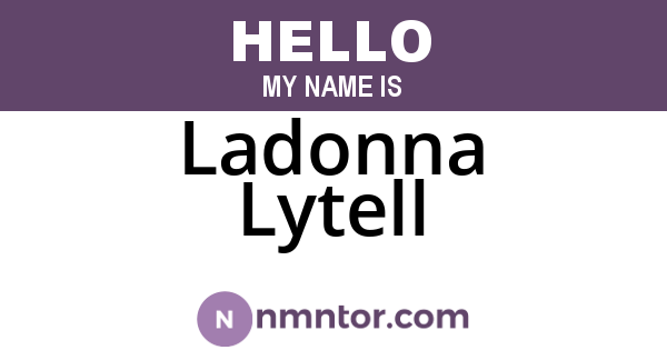 Ladonna Lytell