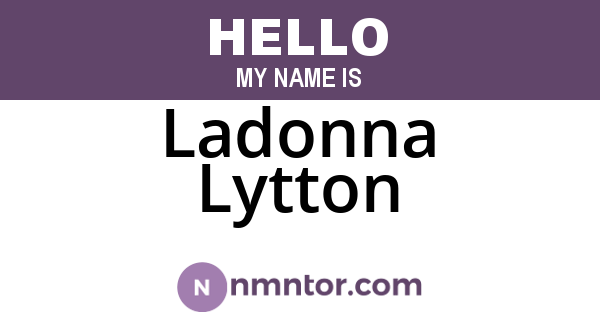 Ladonna Lytton