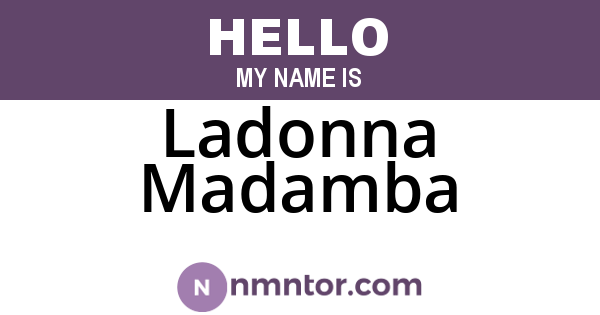 Ladonna Madamba
