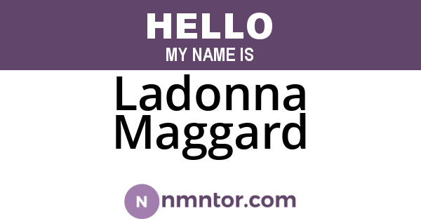 Ladonna Maggard
