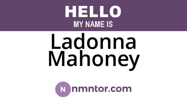 Ladonna Mahoney
