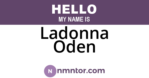 Ladonna Oden