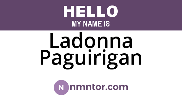 Ladonna Paguirigan
