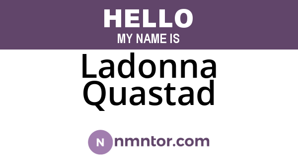 Ladonna Quastad