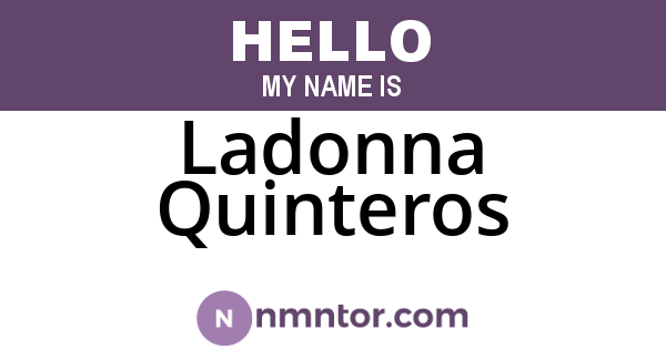 Ladonna Quinteros