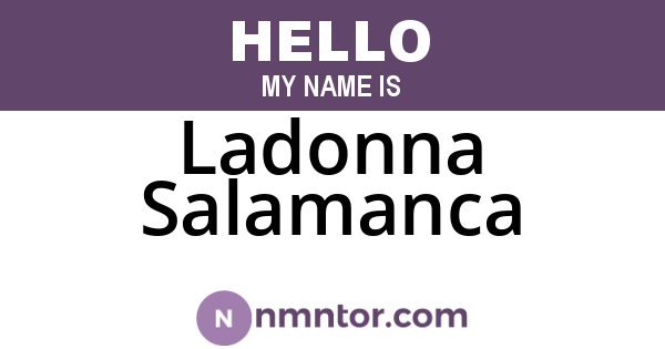 Ladonna Salamanca