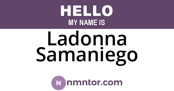 Ladonna Samaniego