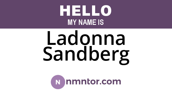 Ladonna Sandberg