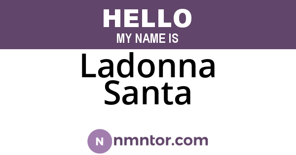 Ladonna Santa