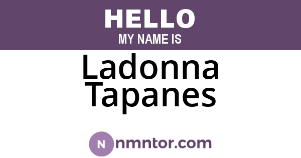 Ladonna Tapanes