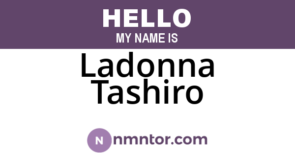 Ladonna Tashiro