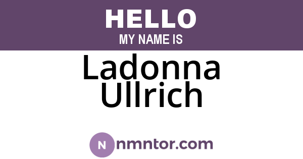 Ladonna Ullrich