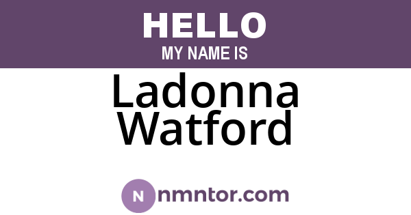 Ladonna Watford