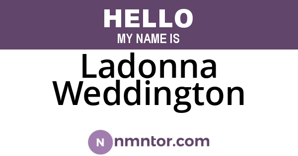 Ladonna Weddington