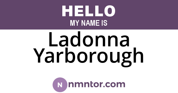 Ladonna Yarborough