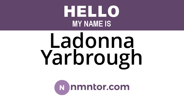 Ladonna Yarbrough