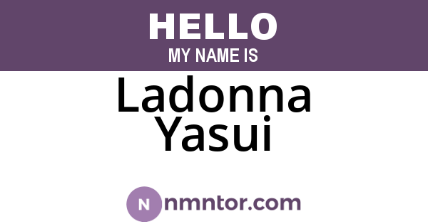 Ladonna Yasui