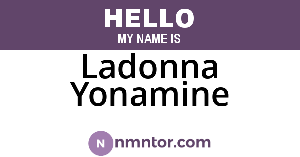 Ladonna Yonamine