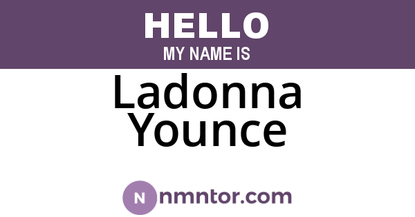 Ladonna Younce