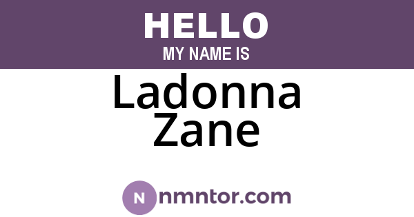 Ladonna Zane