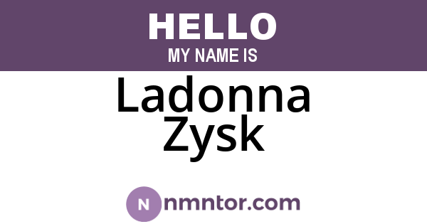 Ladonna Zysk