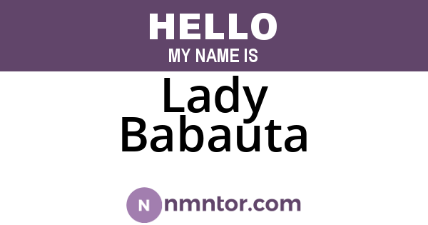 Lady Babauta