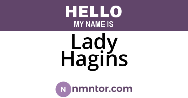 Lady Hagins